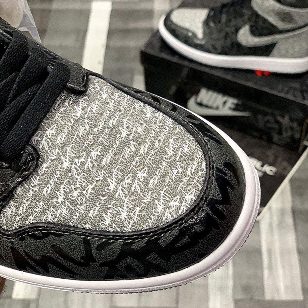 Aj-1 highttops (Rebelliionaiire) Dot Perfect Verison - ShoesRepublic 