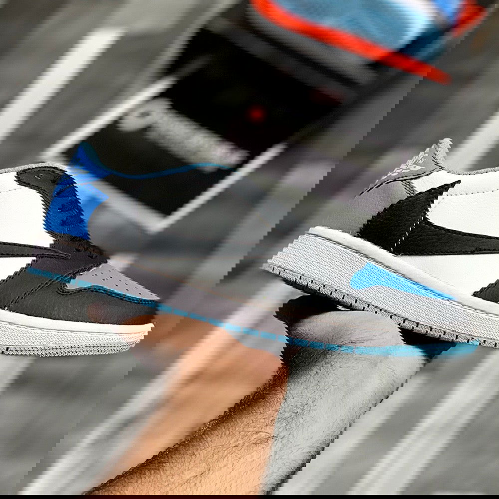 Aj-1 lows Traviis (Blue) - ShoesRepublic 