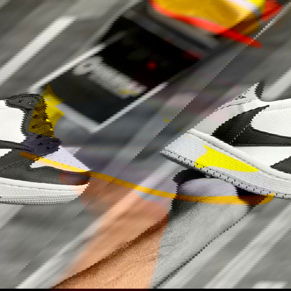 Aj-1 lows Traviis (Yellow) - ShoesRepublic 