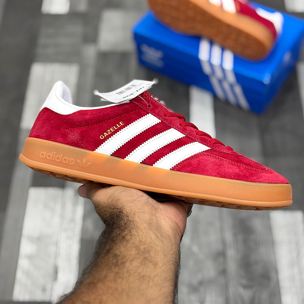 Adii Gazelle (Red Suede) Premium Batch