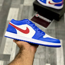 AJ-1 Lows (Sportt Blue GYM Red)- Premium Batch