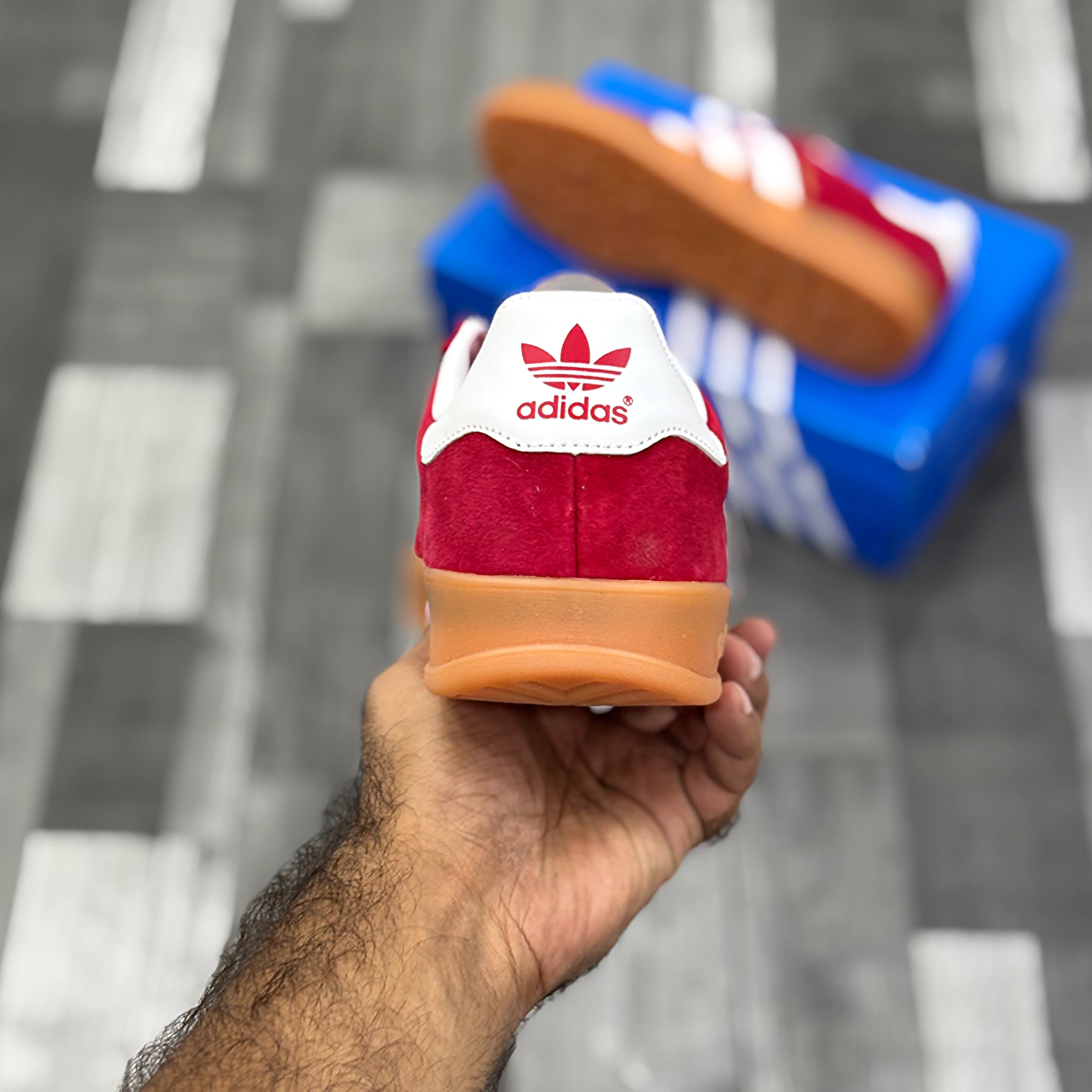 Adii Gazelle (Red Suede) Premium Batch