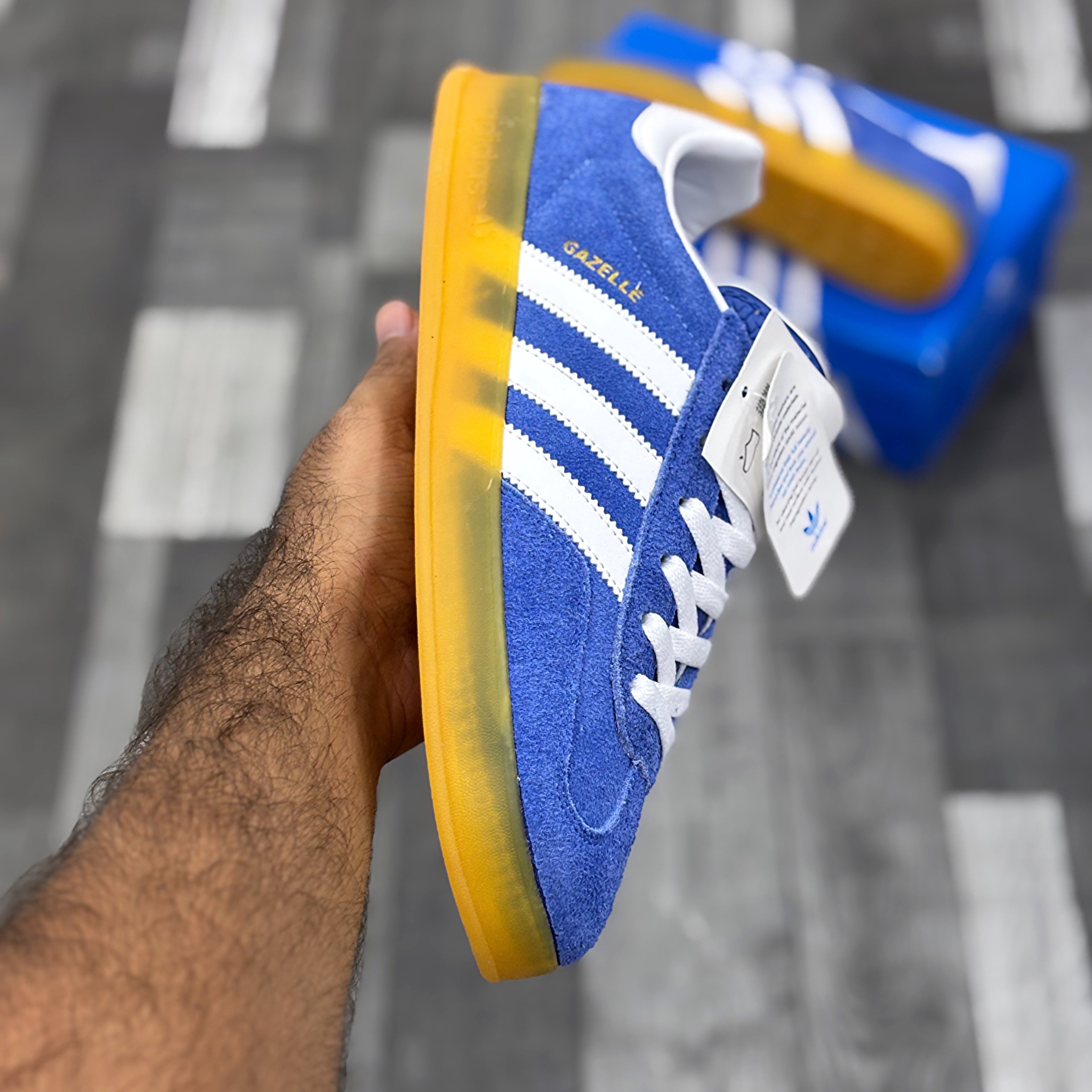 Adii Gazelle (Blue Suede) Premium Batch