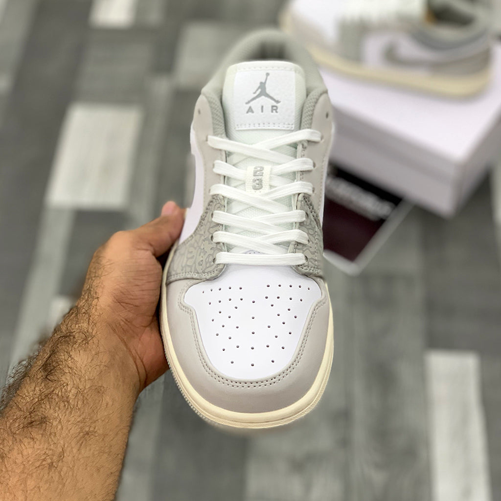 AJ-1 Lows (PRM Smoke Grey Elephaant)- Premium Batch