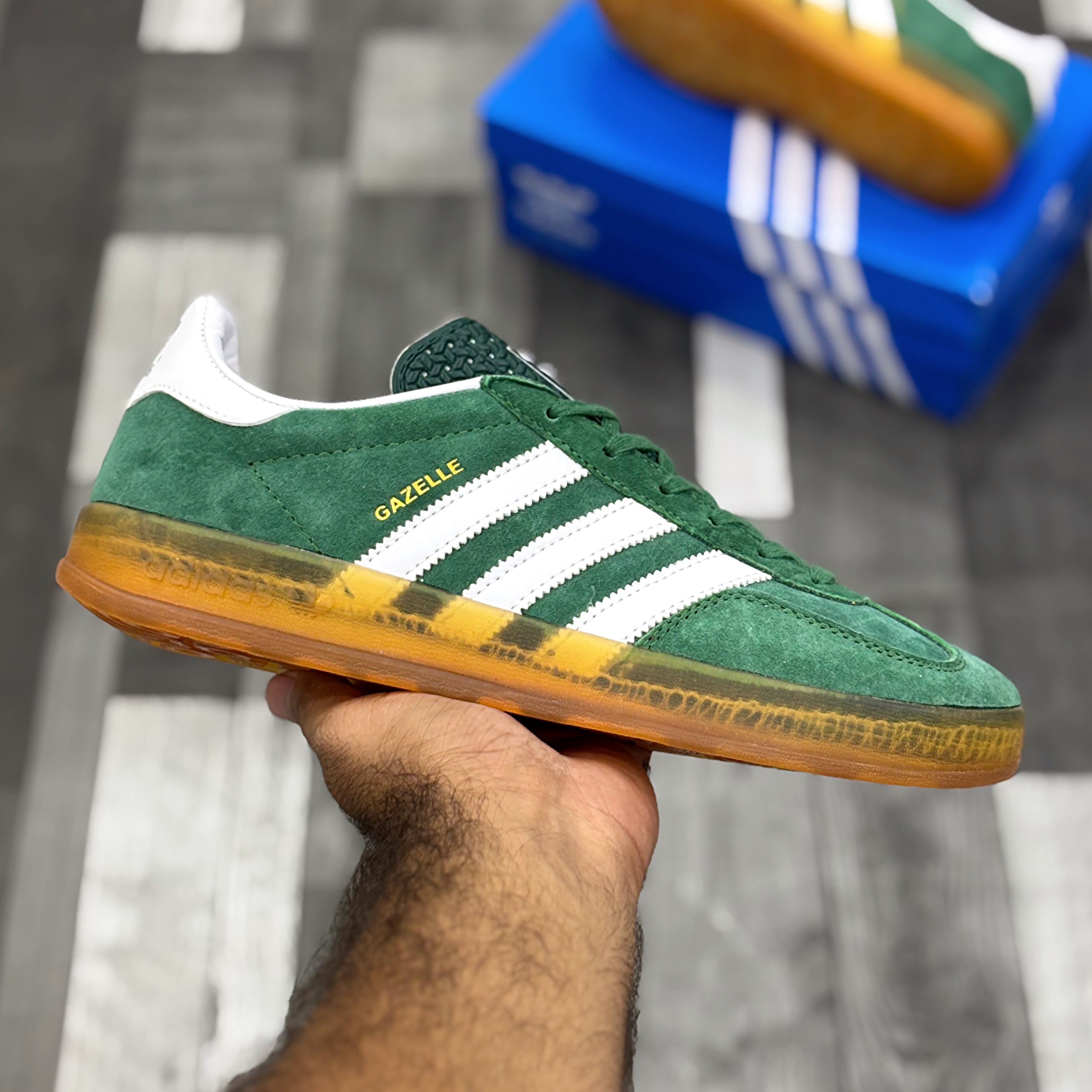Adii Gazelle (Green Suede) Premium Batch