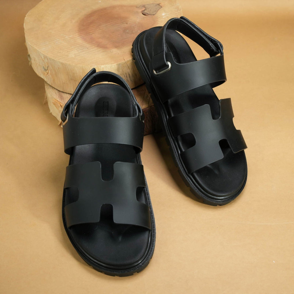 Genius Sandals Black - ShoesRepublic 