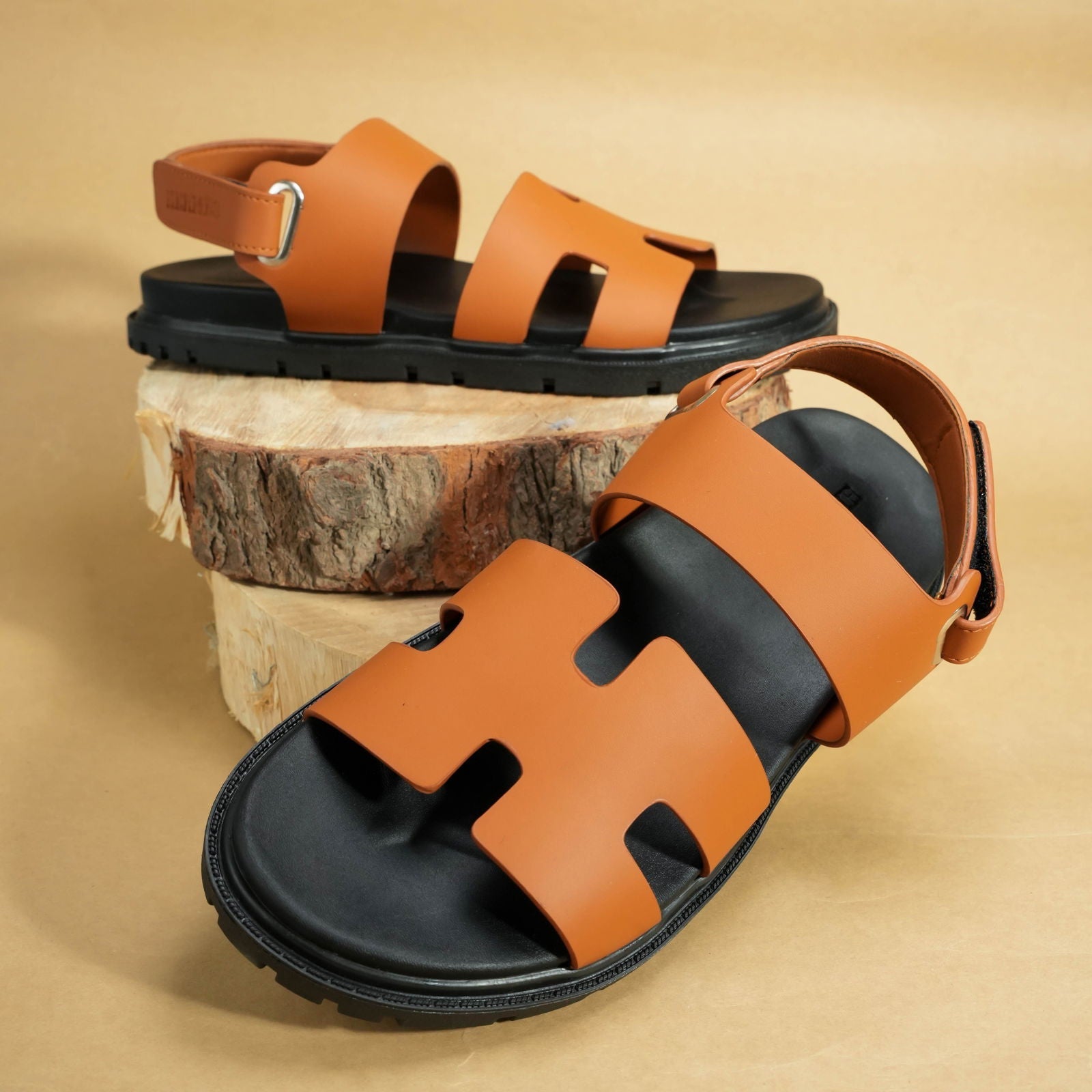 Genius Sandals Brown - ShoesRepublic 