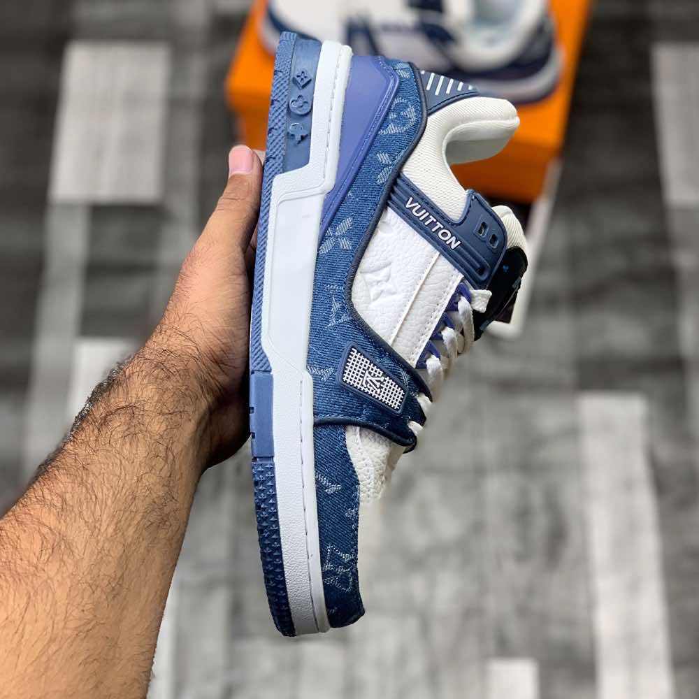 Lo-Vi Trainers Navy | Versatile Style, Easy to Match - ShoesRepublic 