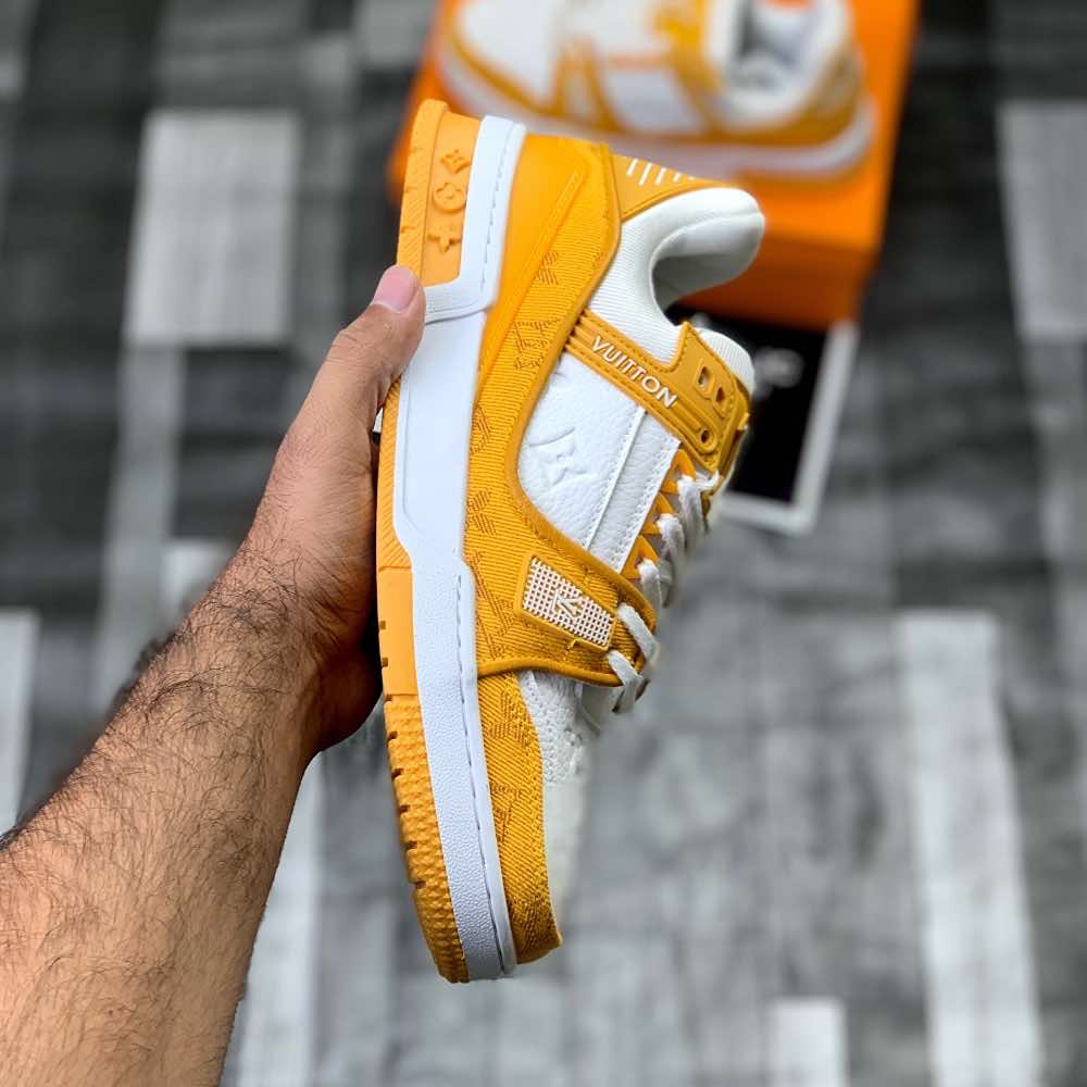 Lo-Vi Trainers Yellow | Bold & Eye-Catching Style - ShoesRepublic 