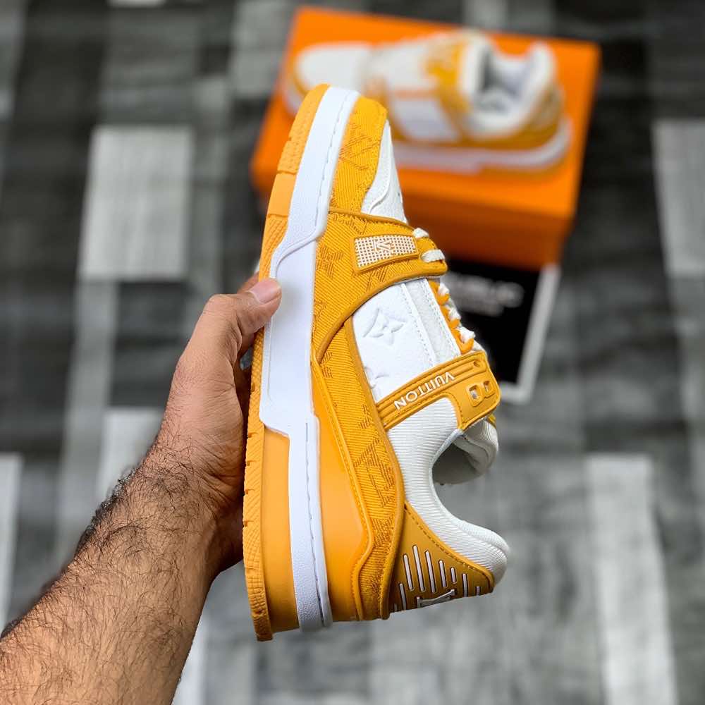 Lo-Vi Trainers Yellow | Bold & Eye-Catching Style - ShoesRepublic 