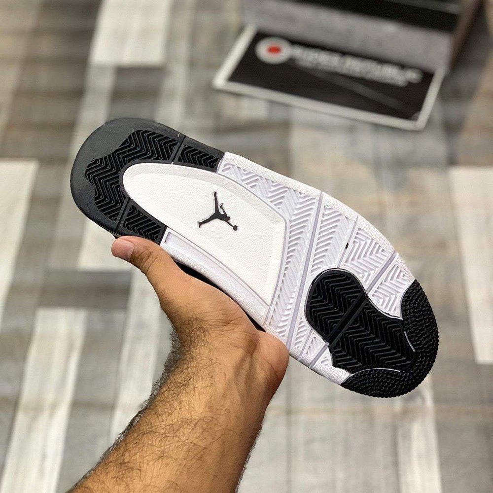 Air Jordan 4 Royalty - Black/Metallic Gold Sneakers | Classic Style with a Touch of Luxury - ShoesRepublic 