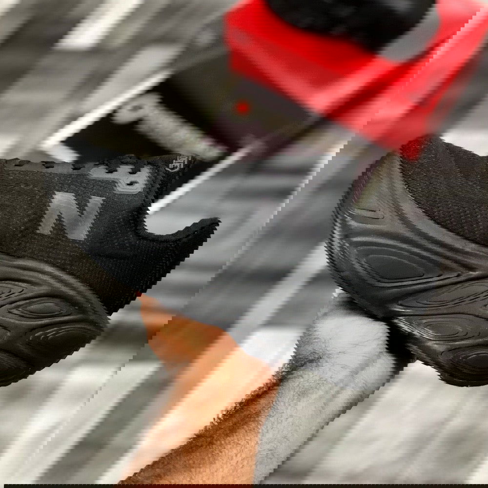 NB Fresh Foam X More V5 (All Black) - ShoesRepublic 