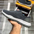 Skecherrs Relaxed Fitt with Air-Cooled "Grey" - ShoesRepublic 