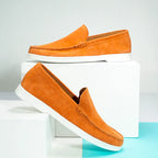 Suede Loafer Cosmic Flame- 100% Pure Suede Leather
