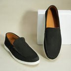 Suede Loafer Dark Cocoa- 100% Pure Suede Leather