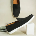Suede Loafer Dark Cocoa- 100% Pure Suede Leather
