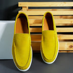 Suede Loafer Solar Bloom- 100% Pure Suede Leather