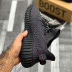 Yeeezzyy 350 v2 (Triple Black) 1:1 UA batch - ShoesRepublic 
