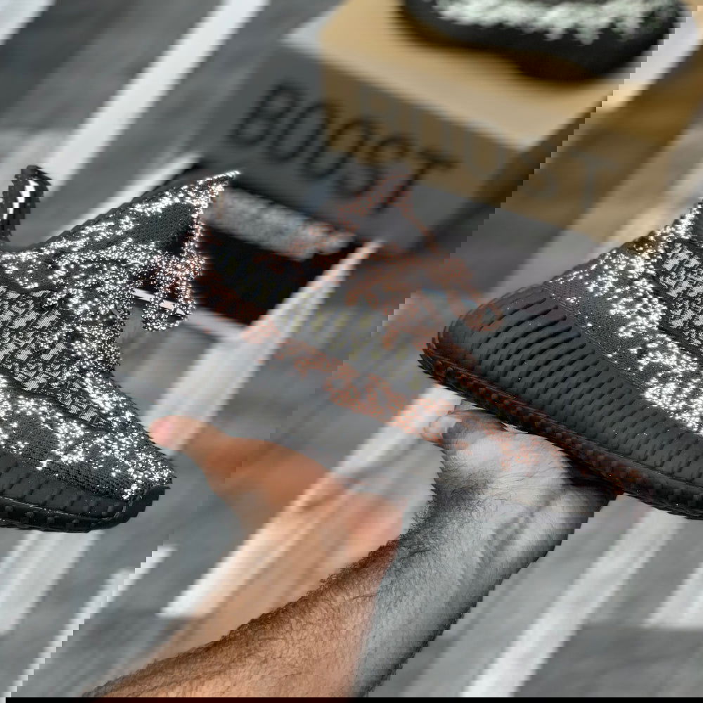 Yeeezzyy 350 v2 x Diiorr Reflectiive (Pirate Black) Real Boost Premuiim Batch - ShoesRepublic 