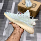 Yeeezzyy 350 v3 Glow (Ice) Real Boost Premuiim Batch - ShoesRepublic 