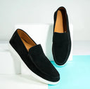 Suede Loafer Black- 100% Pure Suede Leather